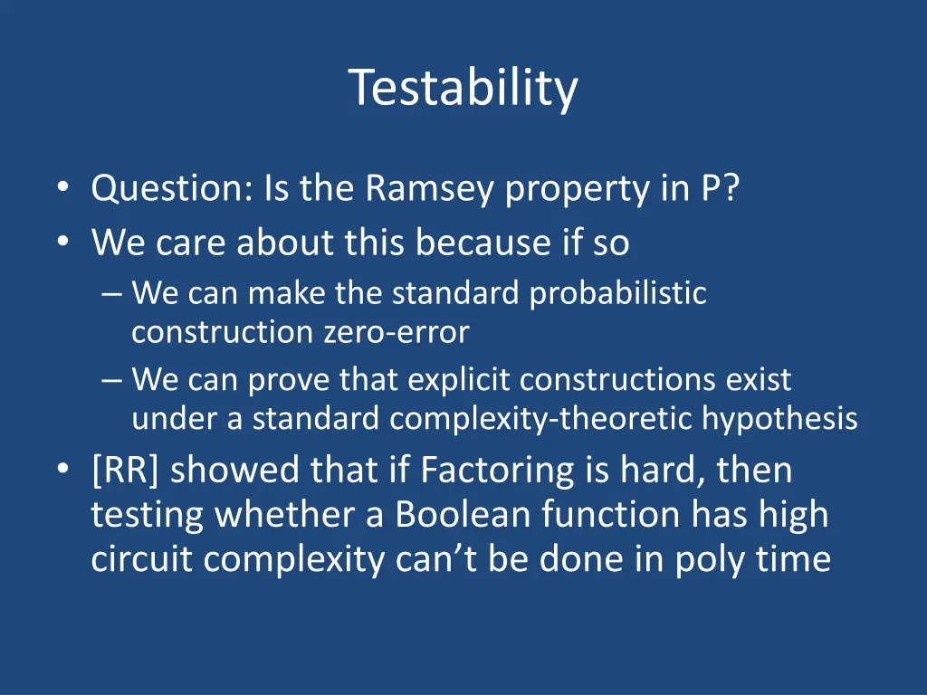 testability