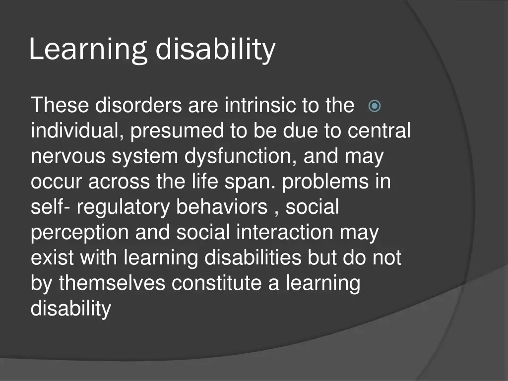 learning disability 1