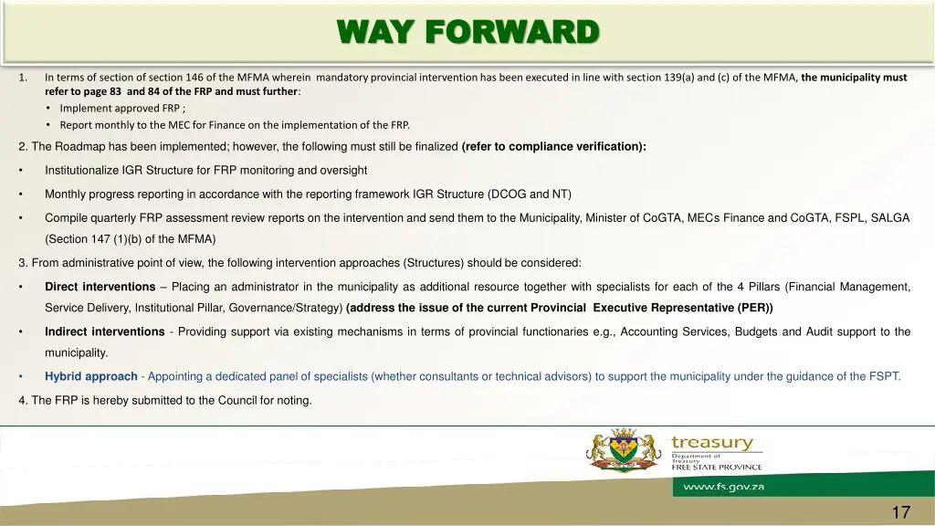 way forward way forward