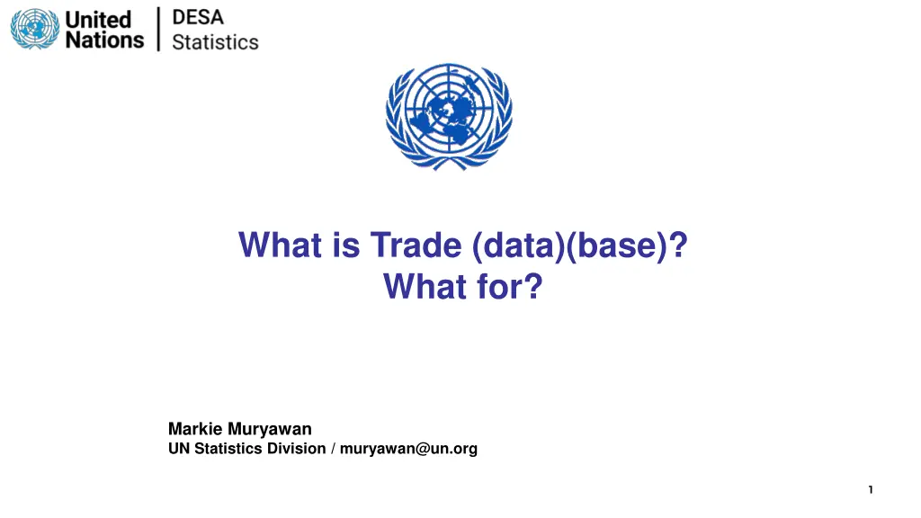 what is trade data base what for