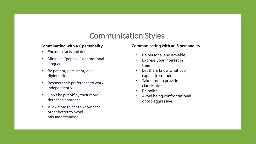 communication styles communication styles 1