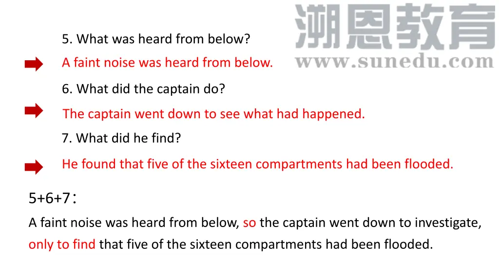5 what was heard from below