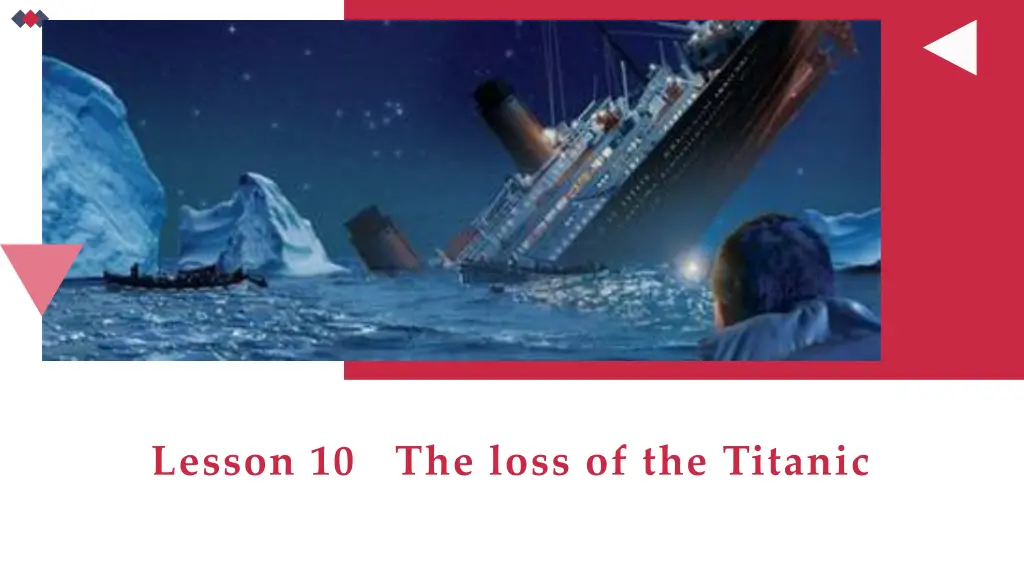 lesson 10 the loss of the titanic