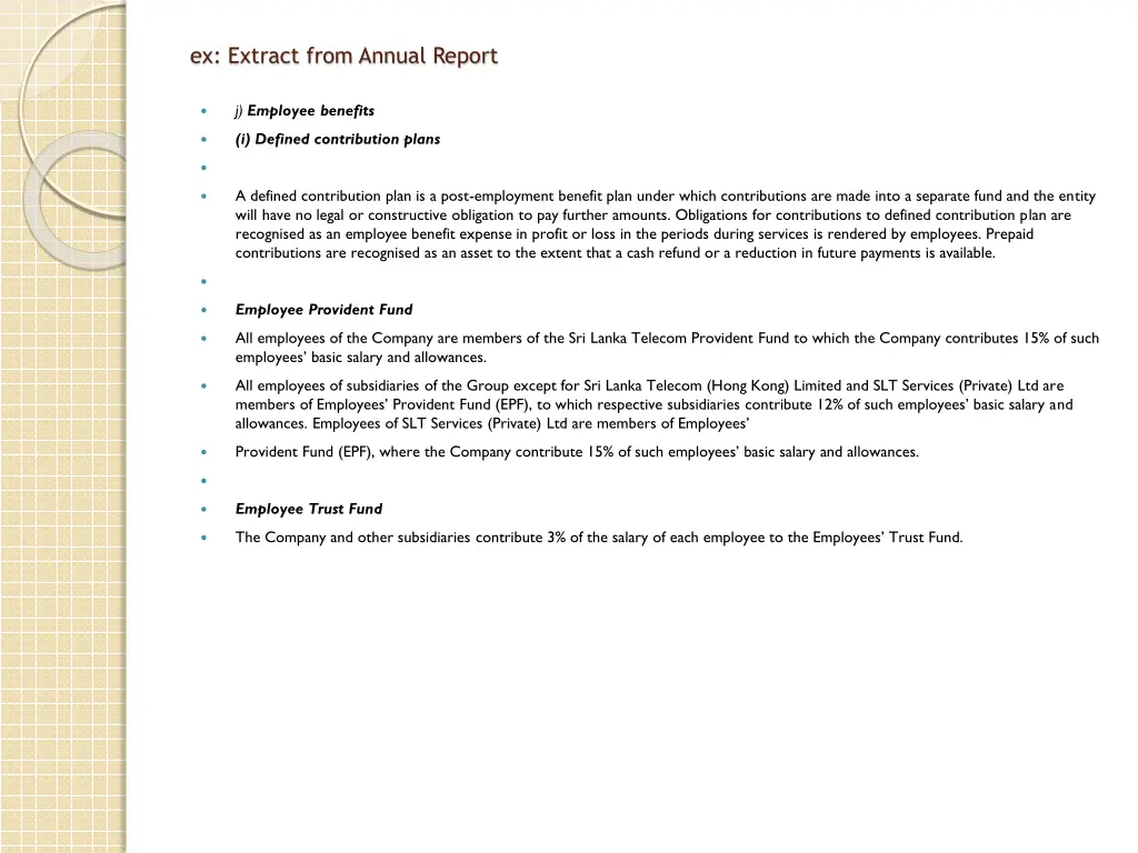 ex extract from annual report
