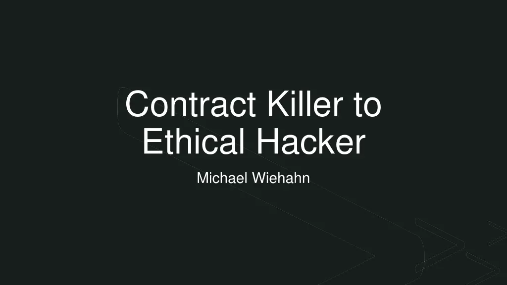 contract killer to ethical hacker