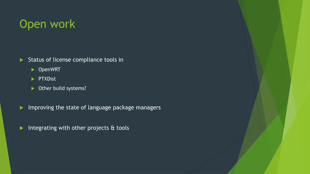 open work
