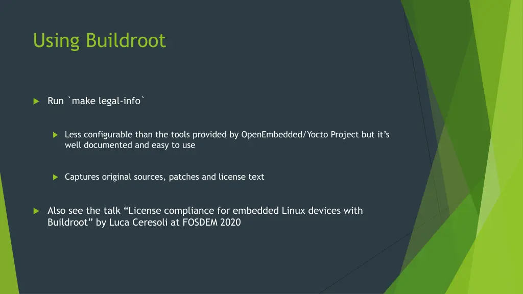 using buildroot