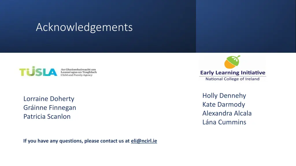 acknowledgements