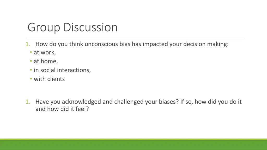 group discussion