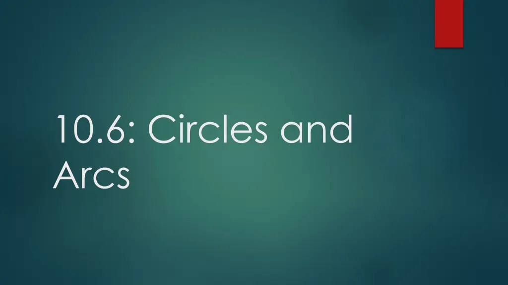 10 6 circles and arcs