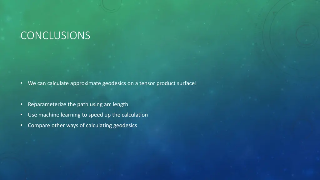 conclusions