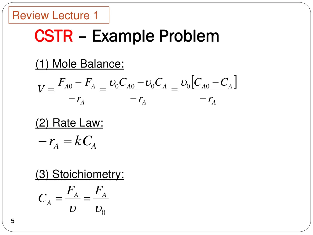 review lecture 1 2