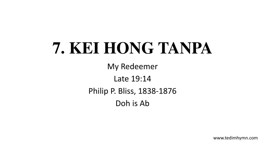 7 kei hong tanpa
