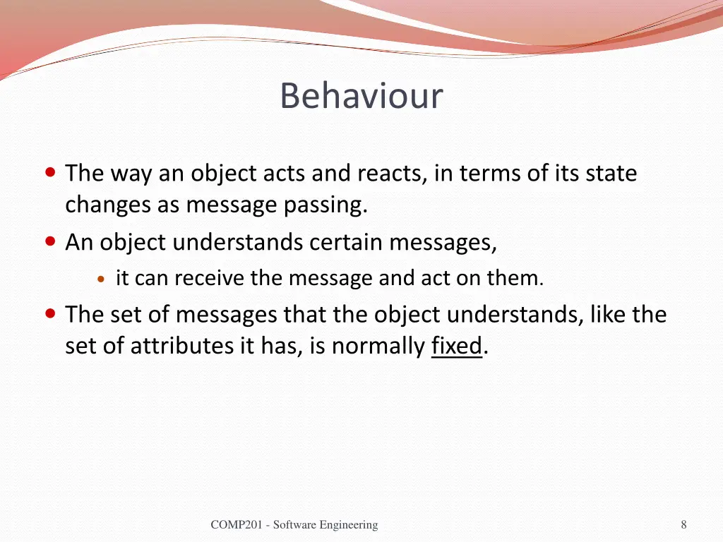 behaviour