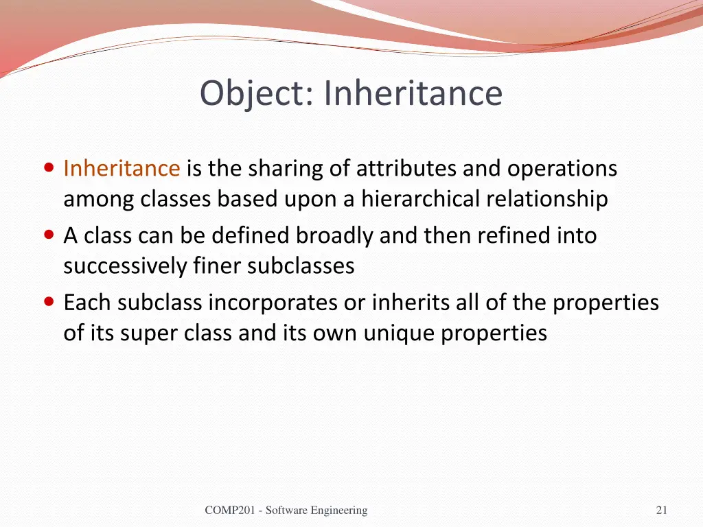 object inheritance