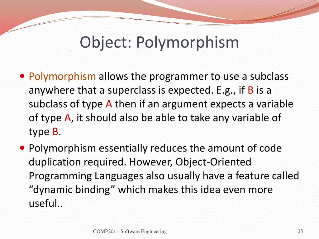 object polymorphism