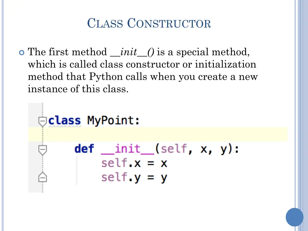 c lass c onstructor