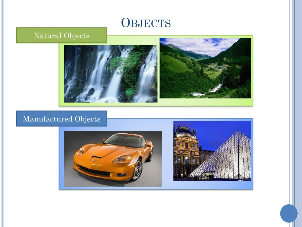 o bjects