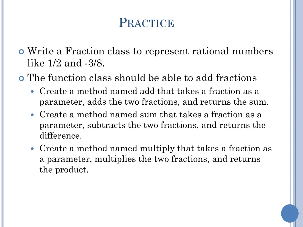 p ractice