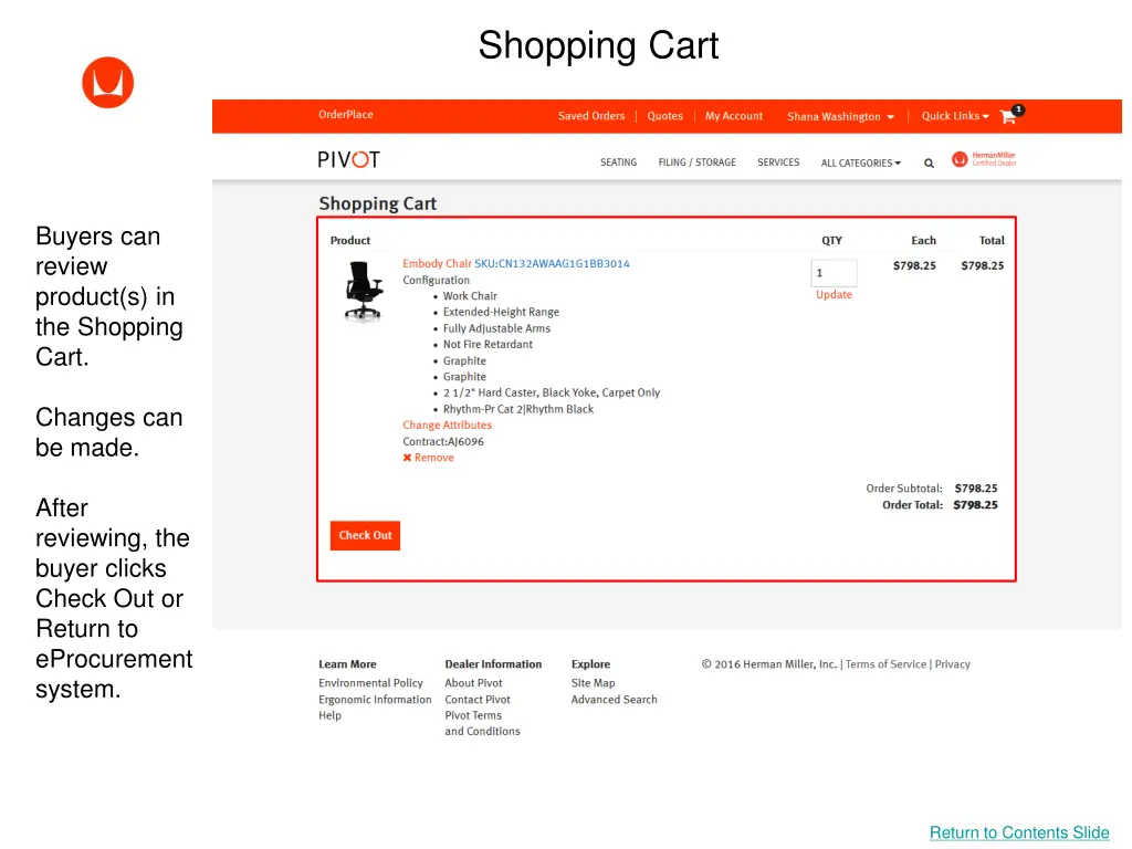 shopping cart