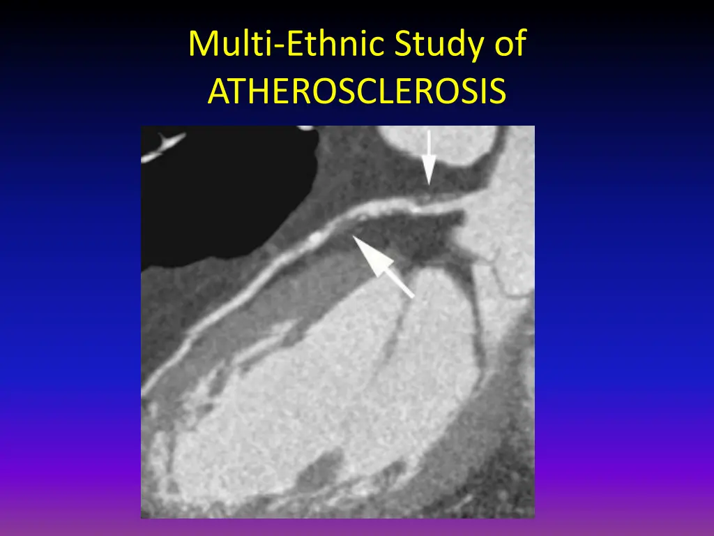 multi ethnic study of atherosclerosis