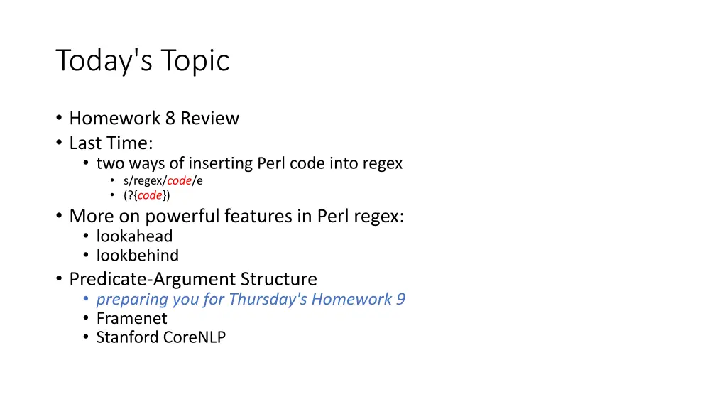today s topic