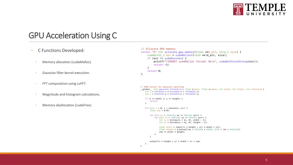gpu acceleration using c gpu acceleration using c