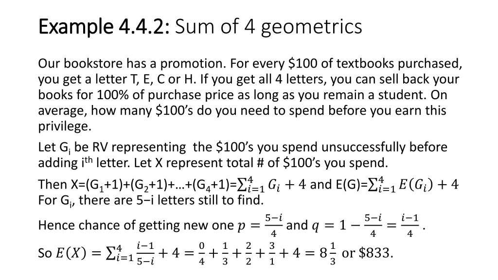 example 4 4 2 example 4 4 2 sum of 4 geometrics