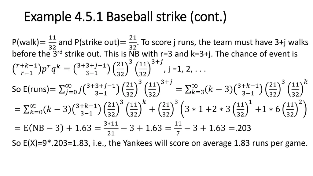 example 4 5 1 baseball strike cont example