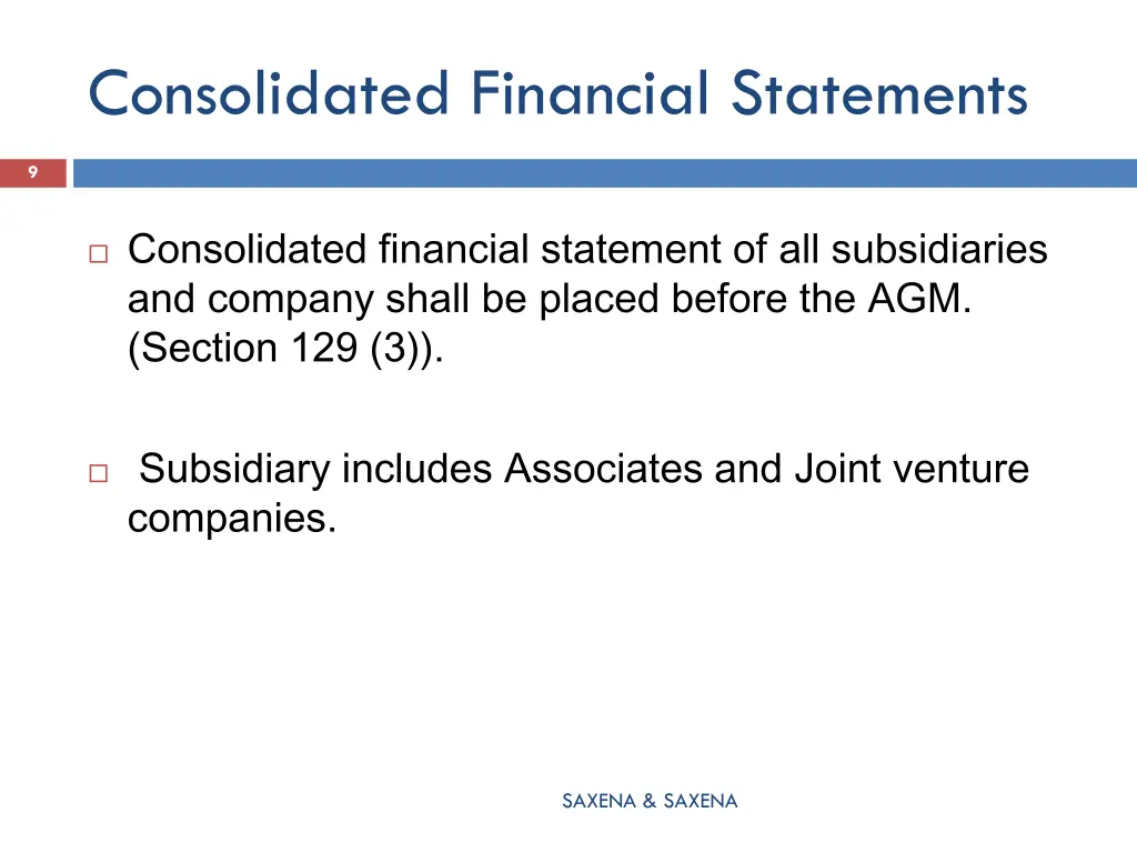 consolidated financial statements