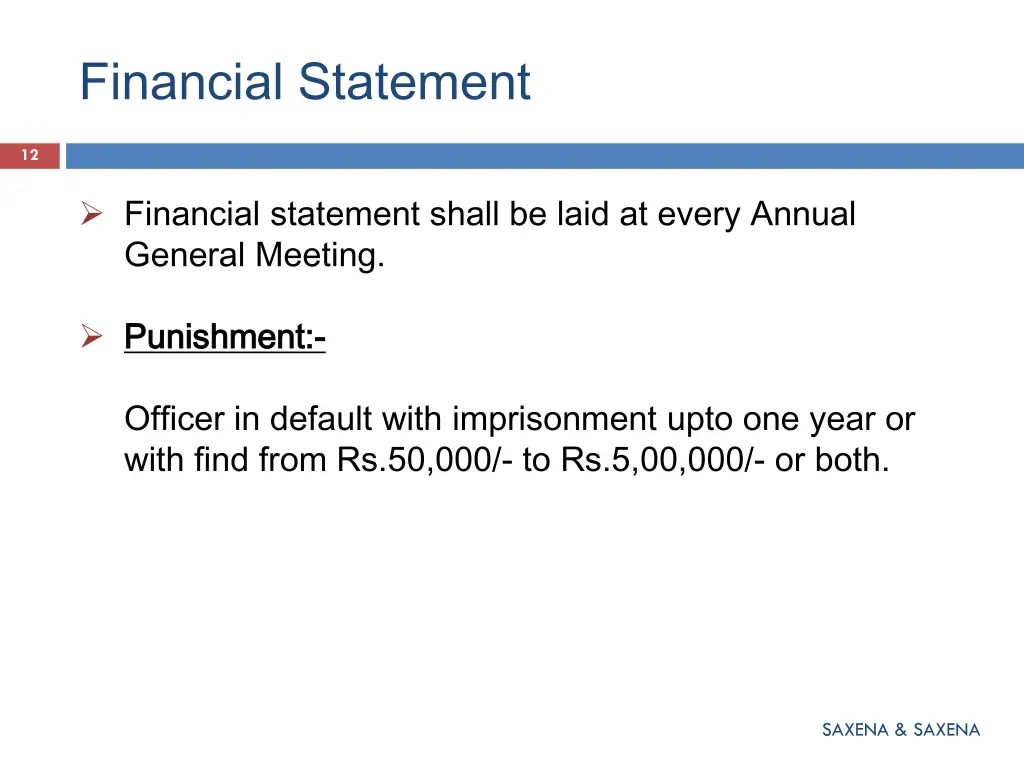 financial statement