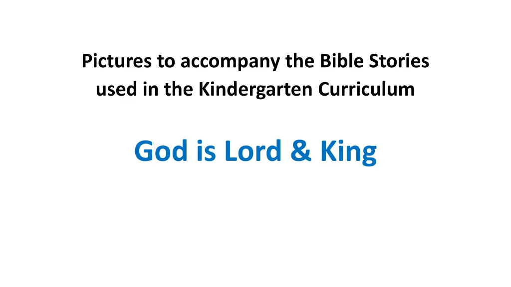 pictures to accompany the bible stories used