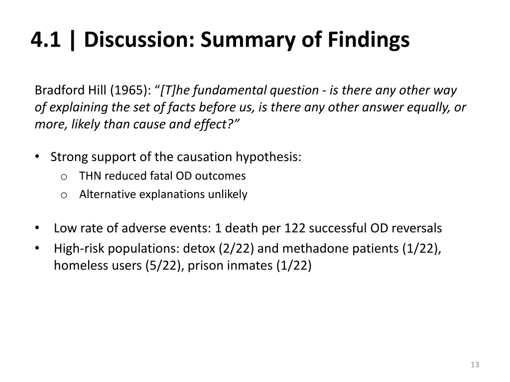 4 1 discussion summary of findings