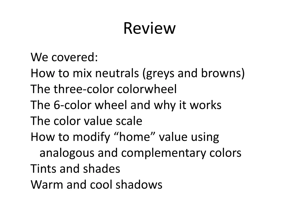review