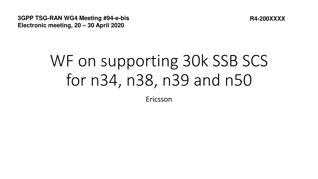 3gpp tsg ran wg4 meeting 94 e bis electronic