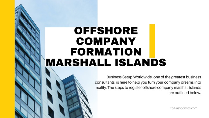 offshore company formation marshall islands
