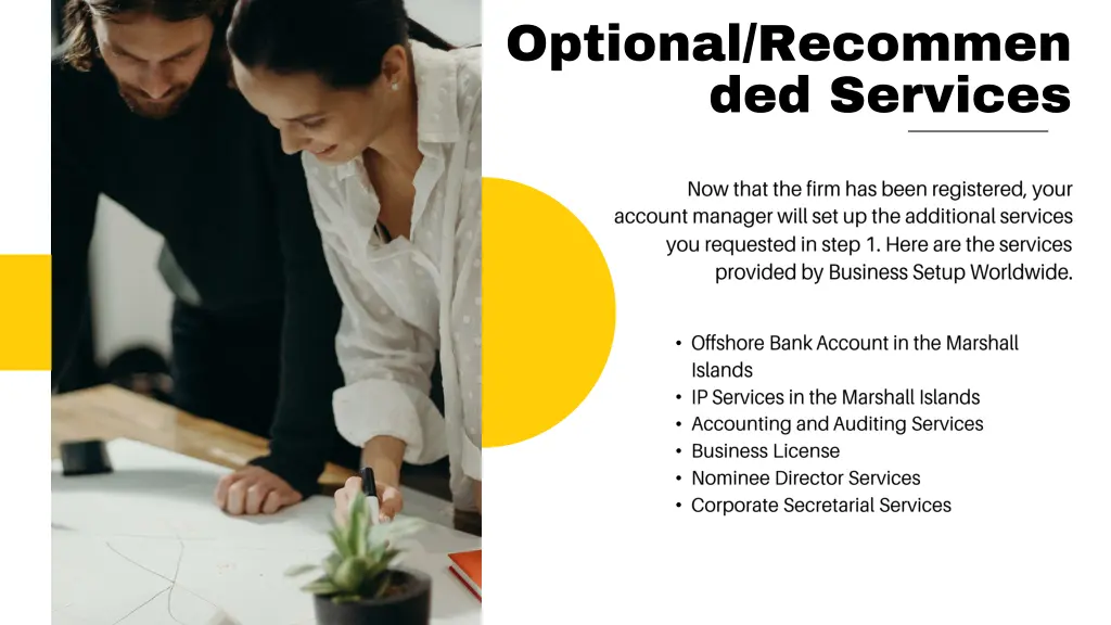 optional recommen ded services