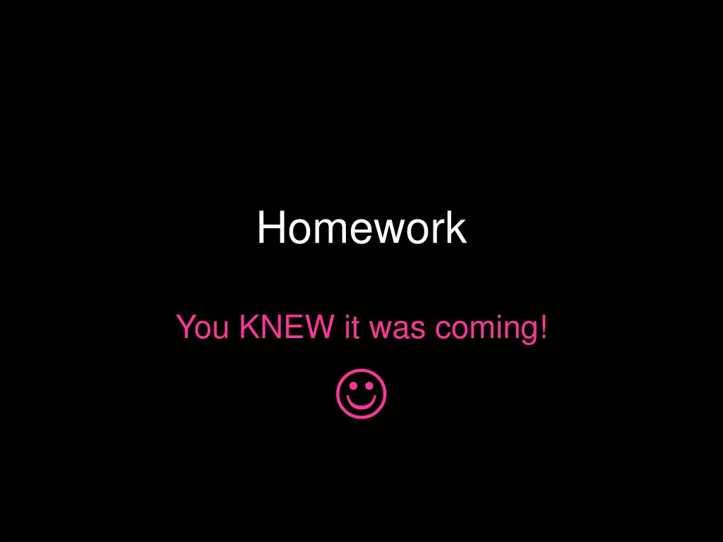 homework