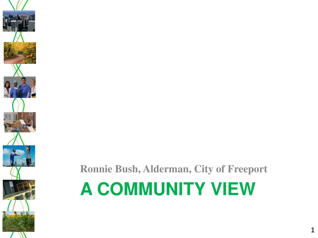 ronnie bush alderman city of freeport