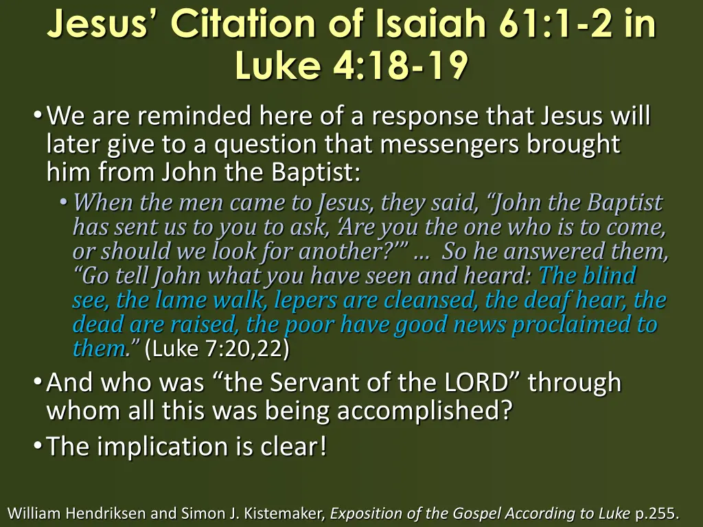 jesus citation of isaiah 61 1 2 in luke 4