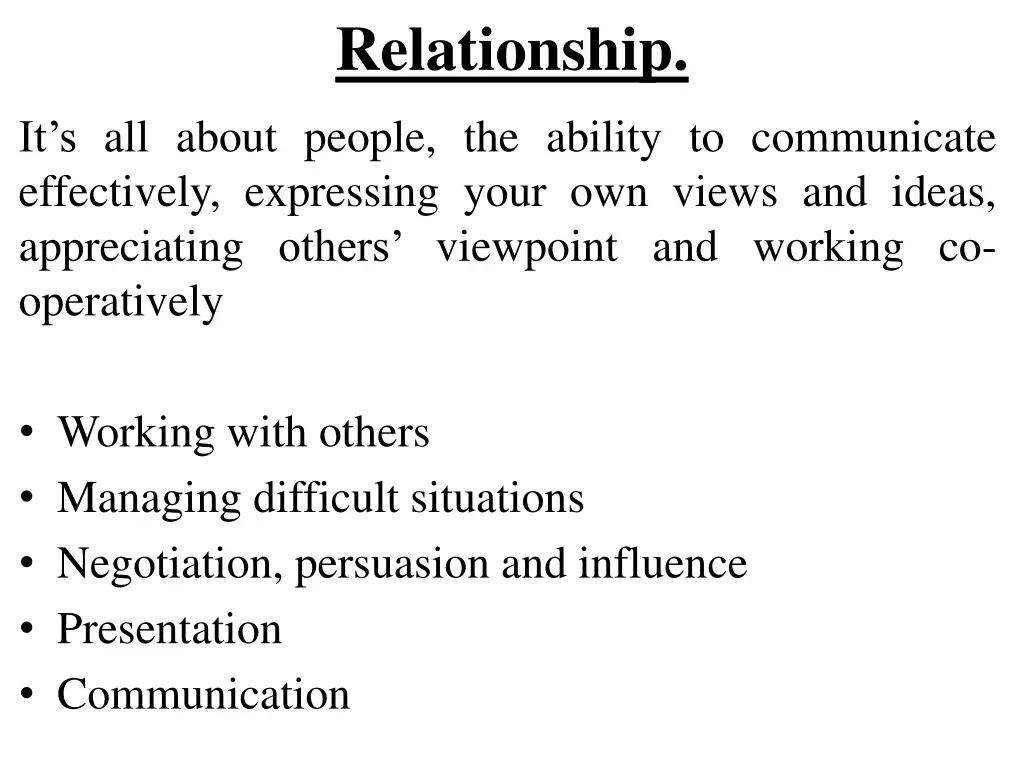 relationship
