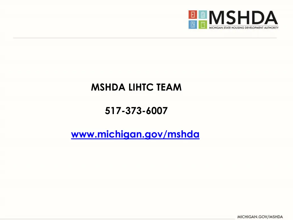 mshda lihtc team