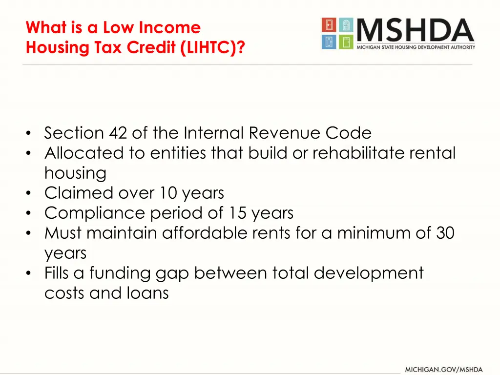 what is a low income housing tax credit lihtc