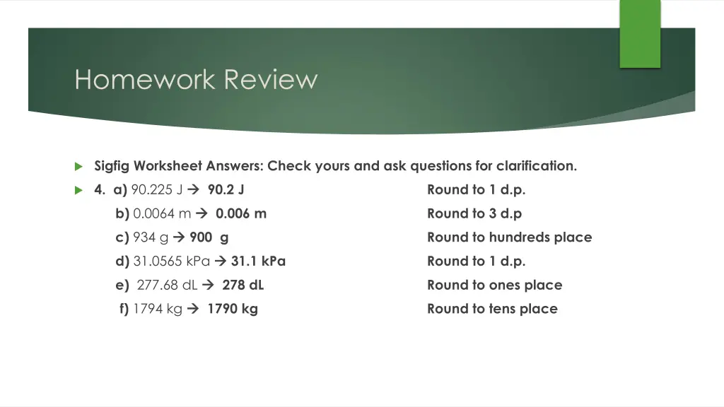 homework review 3