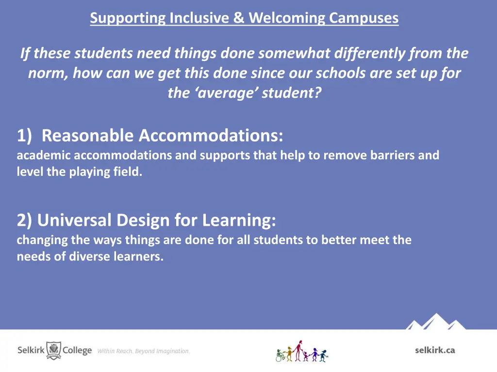 supporting inclusive welcoming campuses