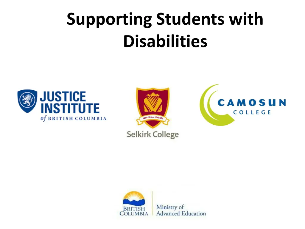 supporting students with disabilities