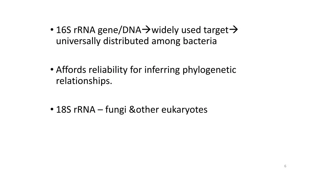 16s rrna gene dna widely used target universally
