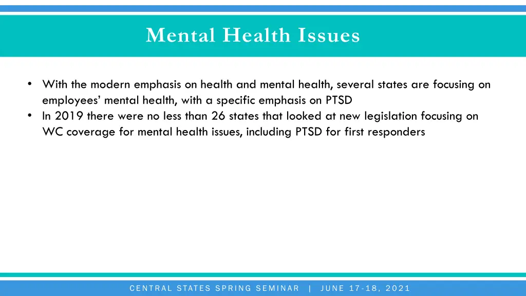 mental health issues