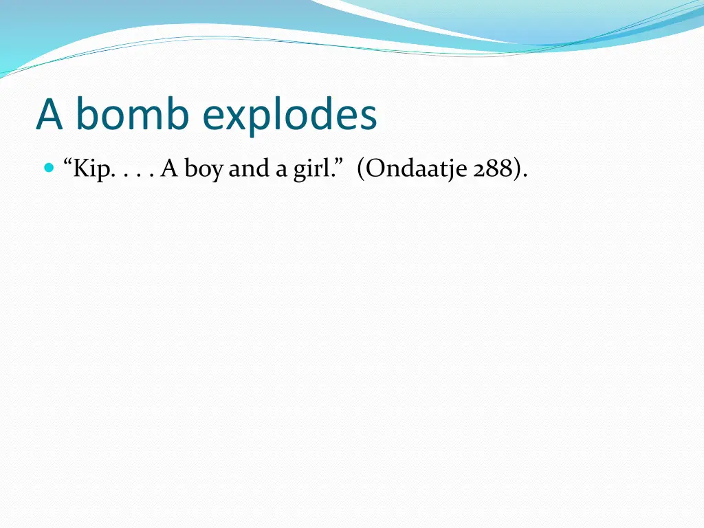 a bomb explodes 1