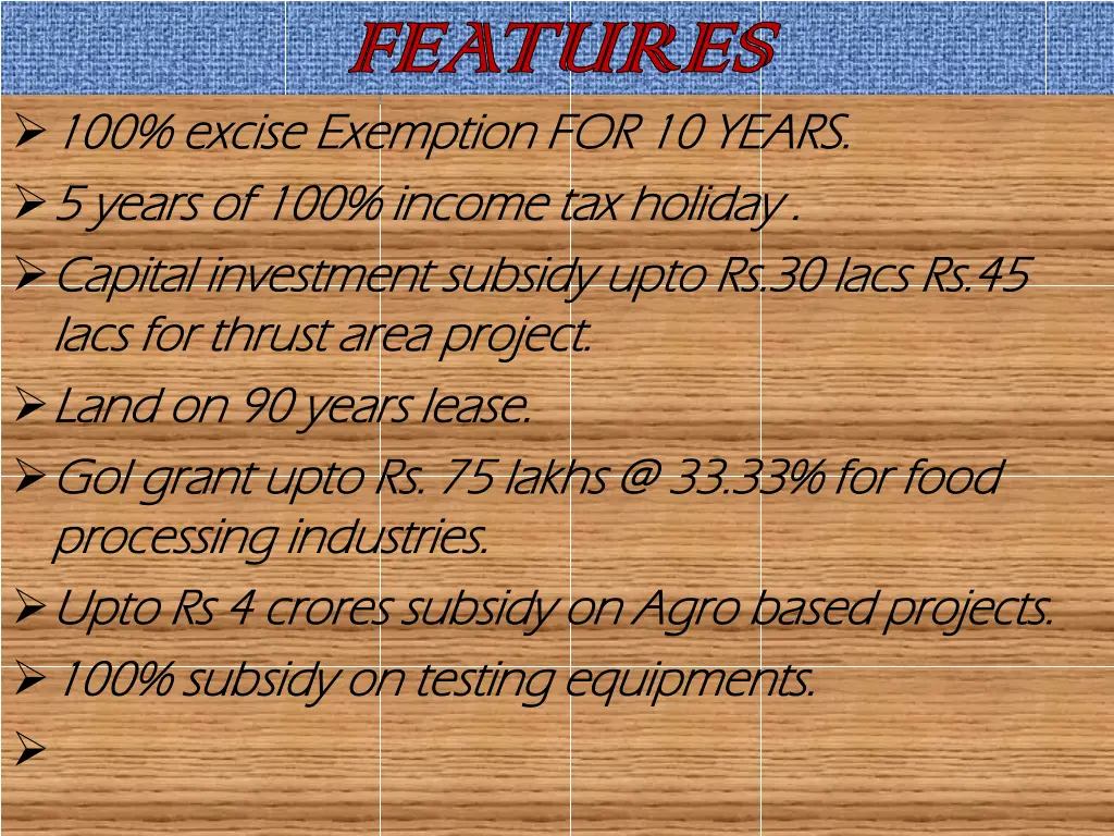 features features